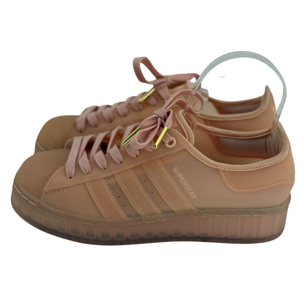Adidas Superstar Jelly Vapour Pink Platform Sneakers Womens 7